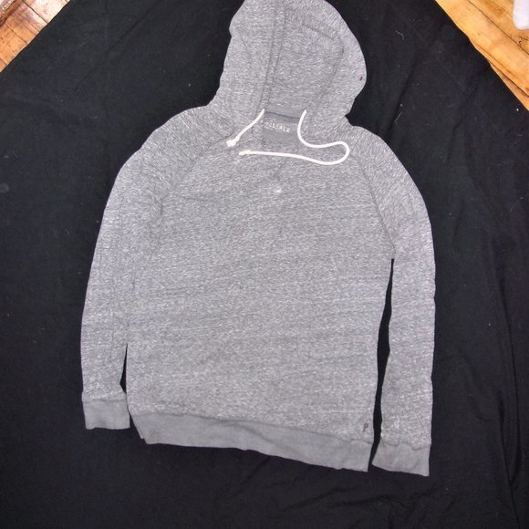 AEROPOSTAL Lightweight Gray Hoodie Sweatshirt - Picture 1 of 3